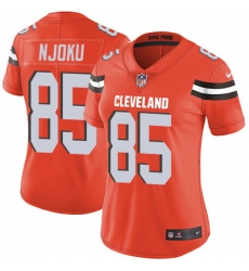 Nike Browns #85 David Njoku Orange Alternate Womens Stitched NFL Vapor Untouchable Limited Jersey Nike Browns #85 David Njoku Orange Alternate Womens Stitched NFL Vapor Untouchable Limited Jersey
