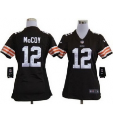 Women Nike Cleveland Browns 12 Colt Mccoy Brown Nike NFL Jerseys Women Nike Cleveland Browns 12 Colt Mccoy Brown Nike NFL Jerseys