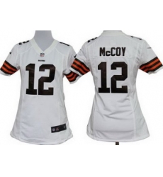 Women Nike Cleveland Browns 12 Colt Mccoy White Nike NFL Jerseys Women Nike Cleveland Browns 12 Colt Mccoy White Nike NFL Jerseys