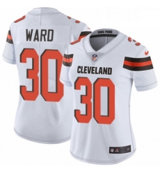 Womens Nike Cleveland Browns 30 Denzel Ward White Vapor Untouchable Limited Player NFL Jersey Womens Nike Cleveland Browns 30 Denzel Ward White Vapor Untouchable Limited Player NFL Jersey
