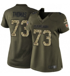 Womens Nike Cleveland Browns 73 Joe Thomas Elite Green Salute to Service NFL Jersey Womens Nike Cleveland Browns 73 Joe Thomas Elite Green Salute to Service NFL Jersey