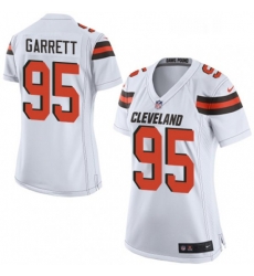 Womens Nike Cleveland Browns 95 Myles Garrett Game White NFL Jersey Womens Nike Cleveland Browns 95 Myles Garrett Game White NFL Jersey