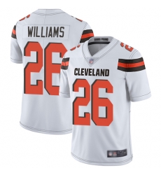 Browns 26 Greedy Williams White Youth Stitched Football Vapor Untouchable Limited Jersey Browns 26 Greedy Williams White Youth Stitched Football Vapor Untouchable Limited Jersey