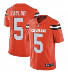 Youth Nike Cleveland Browns 5 Tyrod Taylor Orange Alternate Vapor Untouchable Limited Player NFL Jersey Youth Nike Cleveland Browns 5 Tyrod Taylor Orange Alternate Vapor Untouchable Limited Player NFL Jersey