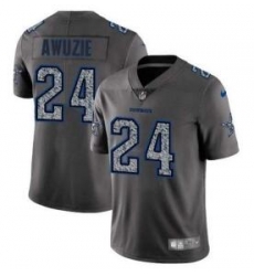 #24 Limited Chidobe Awuzie Gray Static Nike NFL Men Jersey Dallas Cowboys Vapor Untouchable #24 Limited Chidobe Awuzie Gray Static Nike NFL Men Jersey Dallas Cowboys Vapor Untouchable