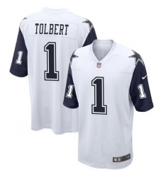 Dallas Cowboys 1 Jalen Tolbert Color Rush Vapor Limited Jersey Dallas Cowboys 1 Jalen Tolbert Color Rush Vapor Limited Jersey
