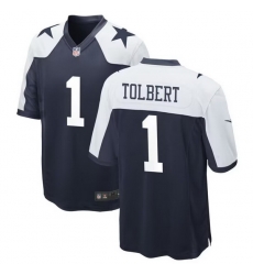 Dallas Cowboys 1 Jalen Tolbert Thanksgiving Blue Vapor Limited Jersey Dallas Cowboys 1 Jalen Tolbert Thanksgiving Blue Vapor Limited Jersey