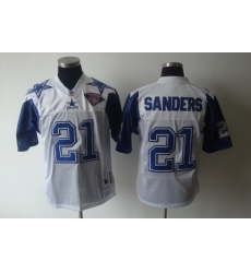 Dallas Cowboys 21 Deion Sanders White Throwback 75th white Dallas Cowboys 21 Deion Sanders White Throwback 75th white