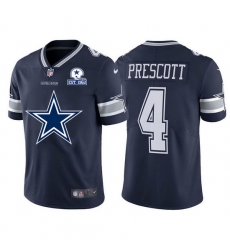 Dallas Cowboys 4 Dak Prescott Navy Blue Men Nike Big Team Logo With Established In 1960 Patch Vapor Limited NFL Jersey Dallas Cowboys 4 Dak Prescott Navy Blue Men Nike Big Team Logo With Established In 1960 Patch Vapor Limited NFL Jersey