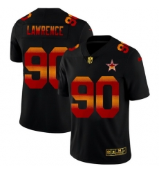 Dallas Cowboys 90 Demarcus Lawrence Men Black Nike Red Orange Stripe Vapor Limited NFL Jersey Dallas Cowboys 90 Demarcus Lawrence Men Black Nike Red Orange Stripe Vapor Limited NFL Jersey