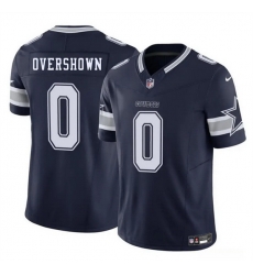 Men Dallas Cowboys 0 DeMarvion Overshown Navy 2025 F U S E Draft Vapor Untouchable Limited Stitched Football Jersey