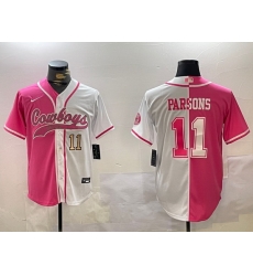 Men Dallas Cowboys 11 Micah Parsons 2024 Arctic white red Stitched Baseball Jersey 2 Men Dallas Cowboys 11 Micah Parsons 2024 Arctic white red Stitched Baseball Jersey 2