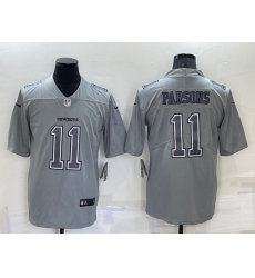 Men Dallas Cowboys 11 Micah Parsons Grey Atmosphere Fashion Stitched Jersey Men Dallas Cowboys 11 Micah Parsons Grey Atmosphere Fashion Stitched Jersey