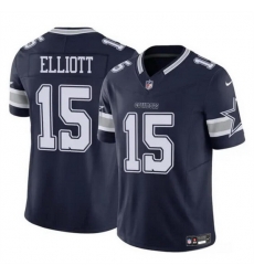 Men Dallas Cowboys 15 Ezekiel Elliott Navy 2023 F U S E Vapor Untouchable Limited Stitched Football Jersey Men Dallas Cowboys 15 Ezekiel Elliott Navy 2023 F U S E Vapor Untouchable Limited Stitched Football Jersey