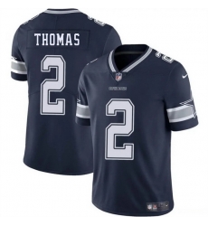Men Dallas Cowboys 2 Juanyeh Thomas Navy Blue 2025 Vapor Untouchable Limited Stitched Football Jersey Men Dallas Cowboys 2 Juanyeh Thomas Navy Blue 2025 Vapor Untouchable Limited Stitched Football Jersey