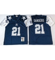Men Dallas Cowboys 21 Deion Sanders Navy Thanksgiving M&N Throwback Jersey Men Dallas Cowboys 21 Deion Sanders Navy Thanksgiving M&N Throwback Jersey