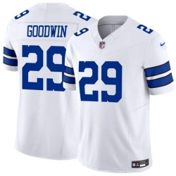 Men Dallas Cowboys 29 C J  Goodwin White 2025 F U S E Vapor Untouchable Limited Stitched Football Jersey