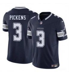 Men Dallas Cowboys 3 George Pickens Navy 2025 F U S E Vapor Untouchable Limited Stitched Football Jersey Men Dallas Cowboys 3 George Pickens Navy 2025 F U S E Vapor Untouchable Limited Stitched Football Jersey
