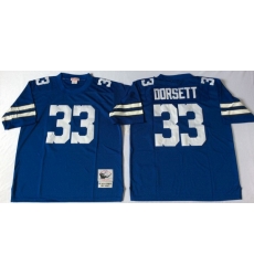 Men Dallas Cowboys 33 Tony Dorsett Blue M&N Throwback Jersey Men Dallas Cowboys 33 Tony Dorsett Blue M&N Throwback Jersey