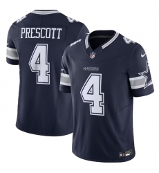 Men Dallas Cowboys 4 Dak Prescott Navy 2023 F U S E Vapor Limited Stitched Football Jersey Men Dallas Cowboys 4 Dak Prescott Navy 2023 F U S E Vapor Limited Stitched Football Jersey