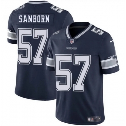 Men Dallas Cowboys 57 Jack Sanborn Navy Blue 2025 Vapor Untouchable Limited Stitched Football Jersey