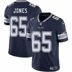Men Dallas Cowboys 65 Robert Jones Navy Blue 2025 Vapor Untouchable Limited Stitched Football Jersey