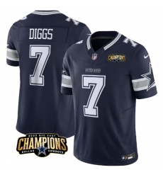 Men Dallas Cowboys 7 Trevon Diggs Navy 2023 F U S E NFC East Champions Patch Stitched Football Jersey Men Dallas Cowboys 7 Trevon Diggs Navy 2023 F U S E NFC East Champions Patch Stitched Football Jersey
