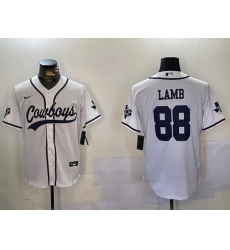 Men Dallas Cowboys 88 CeeDee Lamb White 2022 Olive Salute To Service Cool Base Stitched Baseball Jersey Men Dallas Cowboys 88 CeeDee Lamb White 2022 Olive Salute To Service Cool Base Stitched Baseball Jersey