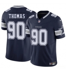 Men Dallas Cowboys 90 Solomon Thomas Navy 2025 F U S E Vapor Untouchable Limited Stitched Football Jersey