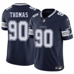 Men Dallas Cowboys 90 Solomon Thomas Navy 2025 F U S E Vapor Untouchable Limited Stitched Football Jersey