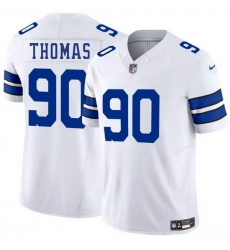 Men Dallas Cowboys 90 Solomon Thomas White 2025 F U S E Vapor Untouchable Limited Stitched Football Jersey Men Dallas Cowboys 90 Solomon Thomas White 2025 F U S E Vapor Untouchable Limited Stitched Football Jersey