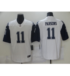 Men Dallas Cowboys Micah Parsons 11 Nike White 2021 Throwback Limited Jersey Men Dallas Cowboys Micah Parsons 11 Nike White 2021 Throwback Limited Jersey