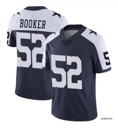 Men Dallas Cowboys  Navy White Thanksgiving Vapor Untouchable Limited Stitched Football Jersey