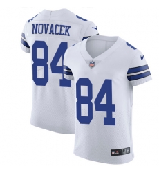 Men Nike Cowboys #84 Jay Novacek White Stitched NFL Vapor Untouchable Elite Jersey Men Nike Cowboys #84 Jay Novacek White Stitched NFL Vapor Untouchable Elite Jersey