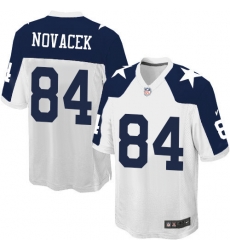 Men Nike Cowboys #84 Jay Novacek White Throwback Alternate NFL Game Jersey Men Nike Cowboys #84 Jay Novacek White Throwback Alternate NFL Game Jersey