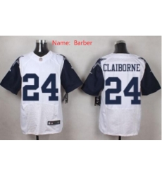 Men Nike Dallas Cowboys #24 Marion Barber White Throwback Sitched NFL Jersey Men Nike Dallas Cowboys #24 Marion Barber White Throwback Sitched NFL Jersey