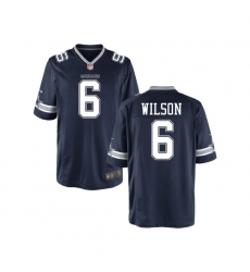 Men Nike Dallas Cowboys Wilson 6 Blue Vapor Limited NFL Jersey Men Nike Dallas Cowboys Wilson 6 Blue Vapor Limited NFL Jersey