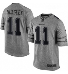 Mens Nike Dallas Cowboys 11 Cole Beasley Limited Gray Gridiron NFL Jersey Mens Nike Dallas Cowboys 11 Cole Beasley Limited Gray Gridiron NFL Jersey