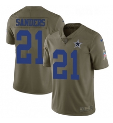 Mens Nike Dallas Cowboys 21 Deion Sanders Limited Olive 2017 Salute to Service NFL Jersey Mens Nike Dallas Cowboys 21 Deion Sanders Limited Olive 2017 Salute to Service NFL Jersey