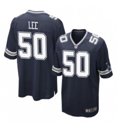 Mens Nike Dallas Cowboys 50 Sean Lee Game Navy Blue Team Color NFL Jersey Mens Nike Dallas Cowboys 50 Sean Lee Game Navy Blue Team Color NFL Jersey