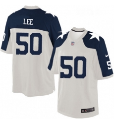 Mens Nike Dallas Cowboys 50 Sean Lee Limited White Throwback Alternate NFL Jersey Mens Nike Dallas Cowboys 50 Sean Lee Limited White Throwback Alternate NFL Jersey