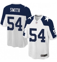 Mens Nike Dallas Cowboys 54 Jaylon Smith Game White Throwback Alternate NFL Jersey Mens Nike Dallas Cowboys 54 Jaylon Smith Game White Throwback Alternate NFL Jersey