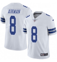 Mens Nike Dallas Cowboys 8 Troy Aikman White Vapor Untouchable Limited Player NFL Jersey Mens Nike Dallas Cowboys 8 Troy Aikman White Vapor Untouchable Limited Player NFL Jersey