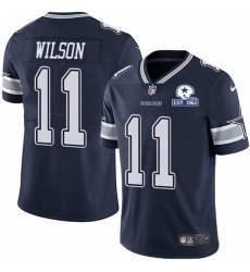 Nike Cowboys 11 Cedrick Wilson Navy Blue Team Color Men Stitched With Established In 1960 Patch NFL Vapor Untouchable Limited Jersey Nike Cowboys 11 Cedrick Wilson Navy Blue Team Color Men Stitched With Established In 1960 Patch NFL Vapor Untouchable Limited Jersey