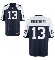Nike Cowboys 13 Lucky Whitehead Blue Thanksgiving Elite Jersey Nike Cowboys 13 Lucky Whitehead Blue Thanksgiving Elite Jersey
