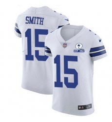 Nike Cowboys 15 Devin Smith White Men Stitched With Established In 1960 Patch NFL New Elite Jersey Nike Cowboys 15 Devin Smith White Men Stitched With Established In 1960 Patch NFL New Elite Jersey