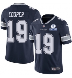 Nike Cowboys 19 Amari Cooper Navy Blue Team Color Men Stitched With Established In 1960 Patch NFL Vapor Untouchable Limited Jersey Nike Cowboys 19 Amari Cooper Navy Blue Team Color Men Stitched With Established In 1960 Patch NFL Vapor Untouchable Limited Jersey
