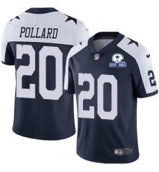 Nike Cowboys 20 Tony Pollard Navy Blue Thanksgiving Men Stitched With Established In 1960 Patch NFL Vapor Untouchable Limited Throwback Jersey Nike Cowboys 20 Tony Pollard Navy Blue Thanksgiving Men Stitched With Established In 1960 Patch NFL Vapor Untouchable Limited Throwback Jersey