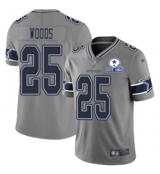 Nike Cowboys 25 Xavier Woods Gray Men Stitched With Established In 1960 Patch NFL Limited Inverted Legend Jersey Nike Cowboys 25 Xavier Woods Gray Men Stitched With Established In 1960 Patch NFL Limited Inverted Legend Jersey