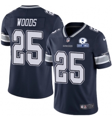 Nike Cowboys 25 Xavier Woods Navy Blue Team Color Men Stitched With Established In 1960 Patch NFL Vapor Untouchable Limited Jersey Nike Cowboys 25 Xavier Woods Navy Blue Team Color Men Stitched With Established In 1960 Patch NFL Vapor Untouchable Limited Jersey